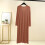 Camicie da notte da donna, maniche a 3/4, scollo a V, lunghe, casual, comode, da notte 6