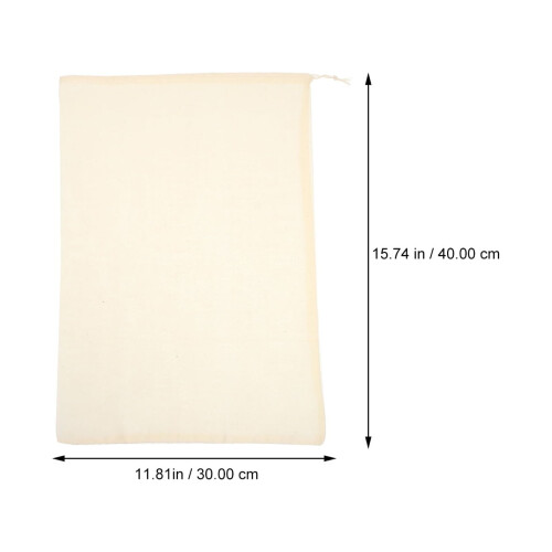 6Pcs Bags Beige Rectangular Gauze for Soup Making and Cooking 1