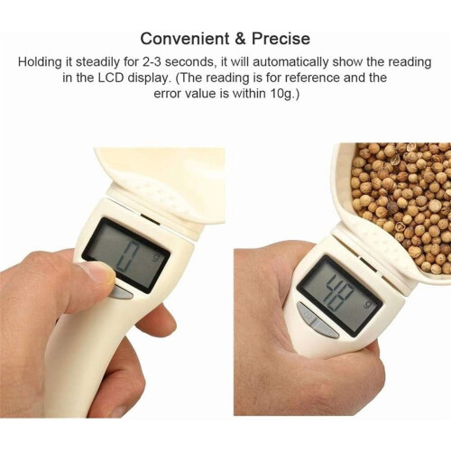 Ψηφιακό κουτάλι μέτρησης 800g/0.1g, οθόνη LCD, ρυθμιζόμενη ζυγαριά κουζίνας για 2