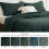 Παπλώματα Queen Size - Μαλακά Υπερήχων Queen Quilt Bedding - Σκούρο Πράσινο Κάλυμμα Κρεβατιού - 7