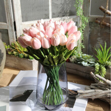 5 Mini Tulpen Mw08081 Uitverkoop! Kunstbloemen Boeket Bruidsboeket Feest Huisdecoratie