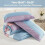 Twin XL comforter set pink purple blue 2-piece 7