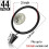 44 τεμάχια ανθεκτικά στη σκουριά κρίκοι κουρτίνας από ανοξείδωτο ατσάλι με κλιπ, 2