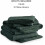 Παπλώματα Queen Size - Μαλακά Υπερήχων Queen Quilt Bedding - Σκούρο Πράσινο Κάλυμμα Κρεβατιού - 6