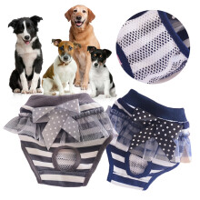 Luxury Reusable Dog Diapers Durable & Washable Sanitary Wraps Panties for Female Pets with Strong & Flexible Velcro