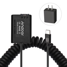 Dummy-batteri til Sony NP-FW50 (A6500, A7S, A7, A6300, A6000, A7M2, A7000) – 20W PD, kompatibel med type C