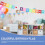Happy Birthday Banner – Burlap Rainbow Letters, Reusable 3