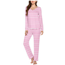 Tacair Pitseámaí na mBan Éadaí Codlata Muinchille Fada Tacair Pitseámaí Jogger 2 phíosa Éadaí Oíche Éadaí Lounge do Mhná
