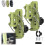 Cycling Bottle Holder Green 360 Rotatable Auto-Clamp for 1