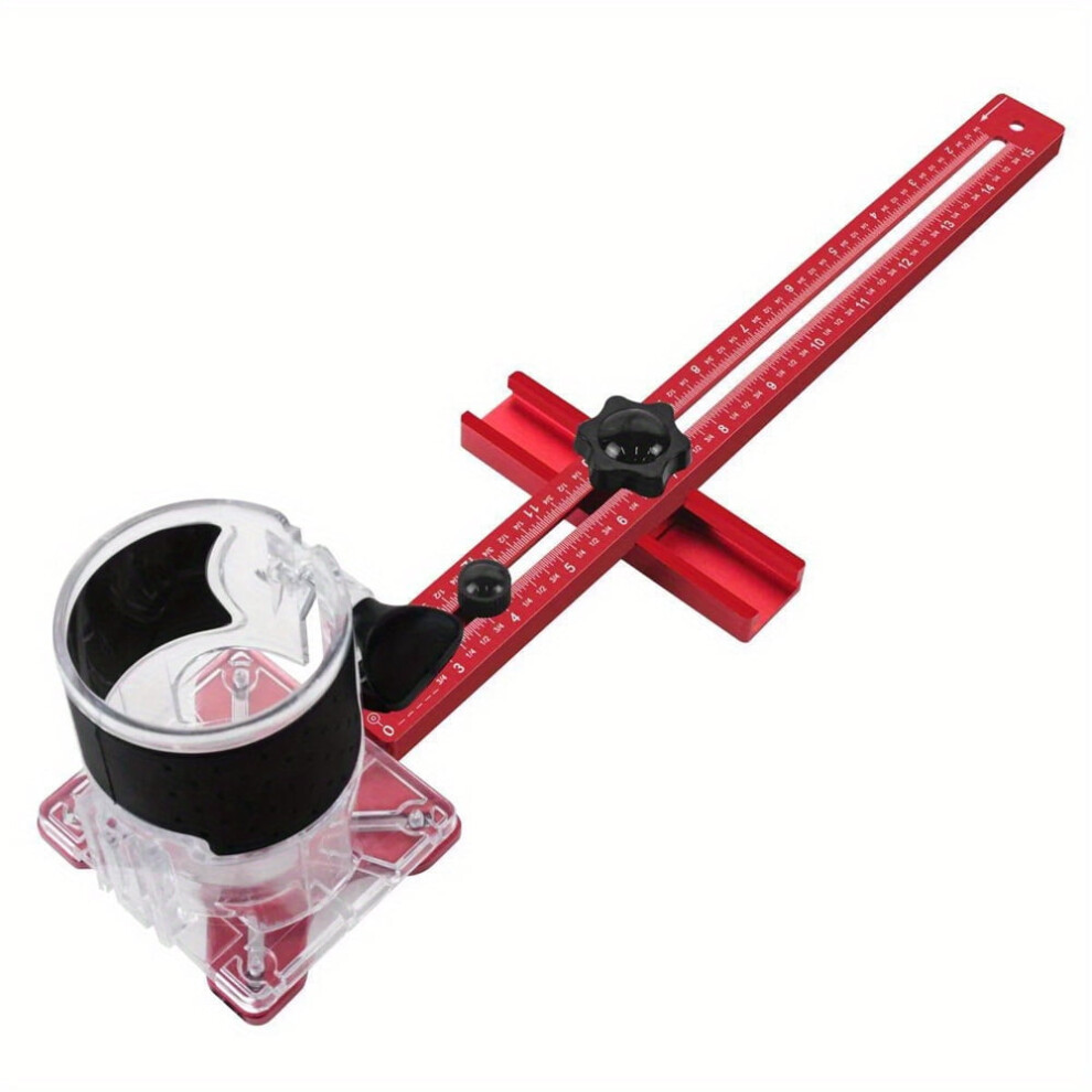 Jig Router Milling Groove Bracket Aluminum Alloy Router Circle Cutting Jig Adjustable Router Jig For Woodworking 9181073215704