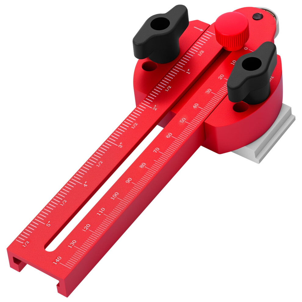 Adjustable Thin Rip Jig For Table Saw Â Aluminum Alloy, Compatible With 3/8"X3/4" & 1/4"X3/8" T-Slot 9313598865557