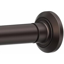 30-76" Adjustable Stainless Steel Shower Curtain Rod, No-Drill Spring Tension Rod for Bathroom/Closet/Window, Rustproof & Non-Slip, Bronze