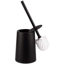 Cepillo para inodoro, cepillo para inodoro con soporte, diseño de cepillo para inodoro negro, cepillo de plástico para inodoro para baño