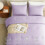 Set copripiumino matrimoniale lavanda, viola chiaro, 3 pezzi 4