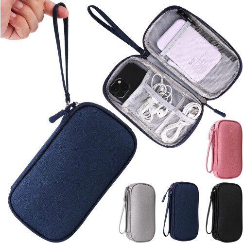 Universal Cable Organizer - Τσάντα ηλεκτρονικών αξεσουάρ για φορτιστή, τηλέφωνο, κάρτα μνήμης