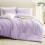 Tacar Clúdaigh Lavender Queen Corcra Éadrom 3 phíosa 7