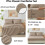 Queen-size dynesæt i mikrofiber – 5-delt seng i en pose 5