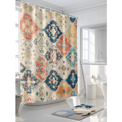 Boho Shower Curtain Waterproof Polyester 72 x 96 in 2