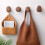 Scandinavian Solid Wood Wall Hook – Pebble Shape 2