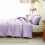 Lavender Queen Comforter Set Light Purple 3-Piece Boho 6