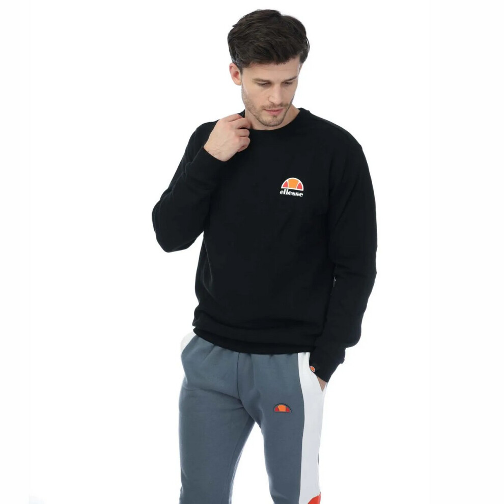 Ellesse (S, ) Mens Diveria Sweatshirt Black