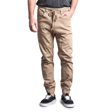 Victorious Herren Jogginghose aus Stretch-Twill mit tiefem Schritt, bis Größe 5XL