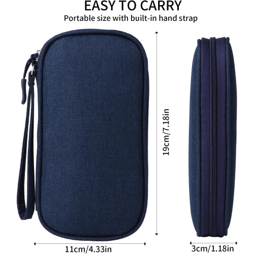 Universal Cable Organizer - Τσάντα ηλεκτρονικών αξεσουάρ για φορτιστή, τηλέφωνο, κάρτα μνήμης 1