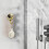Suction Cup Hook Gold-Plated Flower Design 1 Pack 4