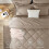 Beige Twin Comforter Set 5-Piece All-Season Bedding 2