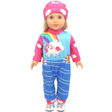 Combinaisons Nuicorn Cloud pour poupées de 35 à 40 cm, vêtements kawaii rose rouge pour poupées