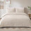 California King Quilt Set Birch Beige 3-Piece 2