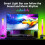 Pacote com 2 barras de luz LED RGB para TVs de 45 a 70 polegadas. 5