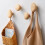 Scandinavian Solid Wood Wall Hook – Pebble Shape 5