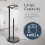 Toiletpapirholder i rustfrit stål – 4 ruller 4