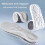 Πάτοι Morrat, 2 ζευγάρια 4D Cloud Tech U-Shape Memory Foam, υποστήριξη ποδιών που απορροφά τους 4