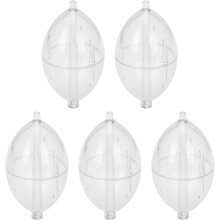 Flotteurs transparents coulissants pour la pêche – Lot de 5, flotteurs faciles à utiliser compatibles avec toutes les cannes