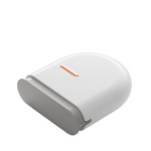 Gray Denture Case with QuickDrying Drain Pan and Secure Lid for Retainer or Mouth Guard Travel Storage