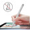 Stylet actif pour créateurs numériques, avec pointe précise et détection de pression, optimisé pour une prise de notes fluide et une expression 8