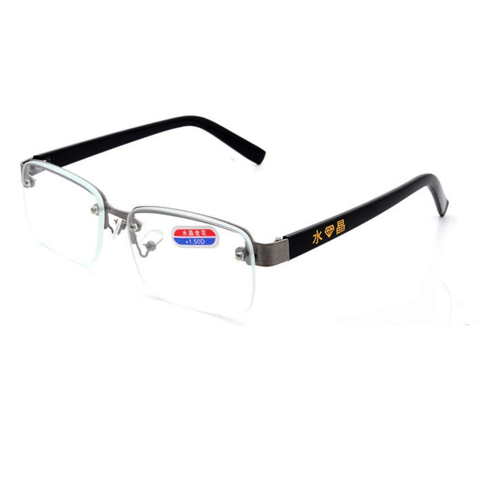 Black Reading Glasses +2.0 Clear Lens Frame For Crystal Clear Vision And Accurate Closeup Focus