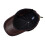 Herren-Baseballkappe aus echtem Leder, Schwarz/Braun, 56–60 cm 5