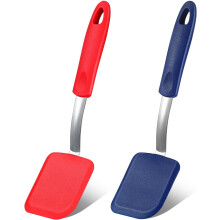 Confezione da 2 spatole in silicone con anima in acciaio inossidabile