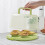 Round Cake Storage Container with Handle & Inner Tray - 10" Cake Keeper for Refrigerator & Countertop 5