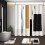 Set tenda doccia Boho Mid-Century con copriwater e 1