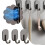 Heavy Duty Magnetic Refrigerator Hooks Multi-Functional Hooks, Kitchen Towel Key Bathroom Hanger Storage Holders 5