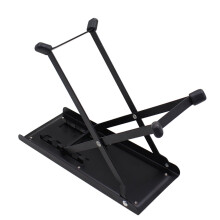 Guitar Stool Wooden with Iron Frame Black