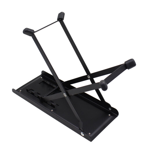 Guitar Stool Wooden with Iron Frame Black