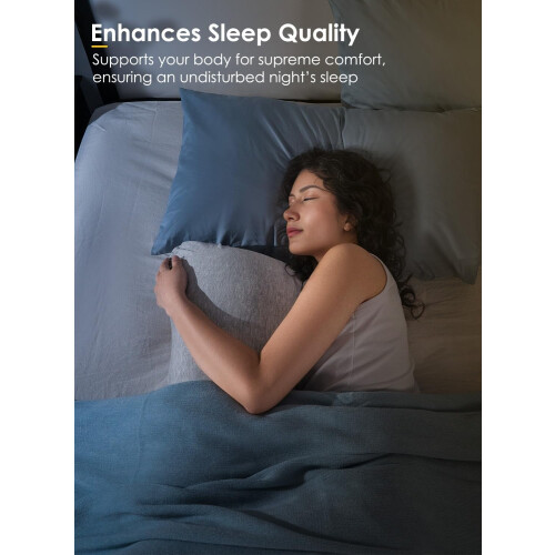 S-Shaped Body Pillow for Side Sleepers, Grey 1