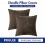 Fodere per cuscini in ciniglia marrone stile rustico 45x45 cm 6
