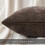 Fodere per cuscini in ciniglia marrone stile rustico 45x45 cm 4