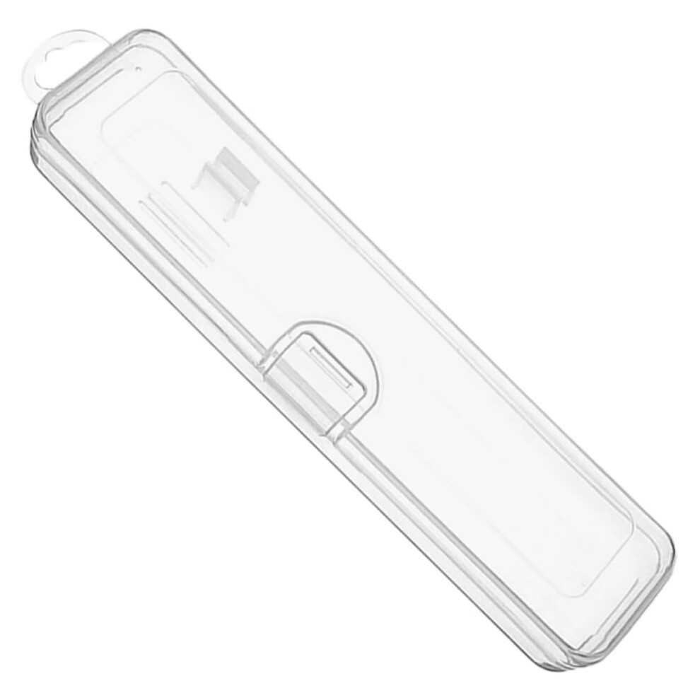 Toothbrush Travel Case with Secure Airtight Closure, Durable Plastic Holder for Business Trips